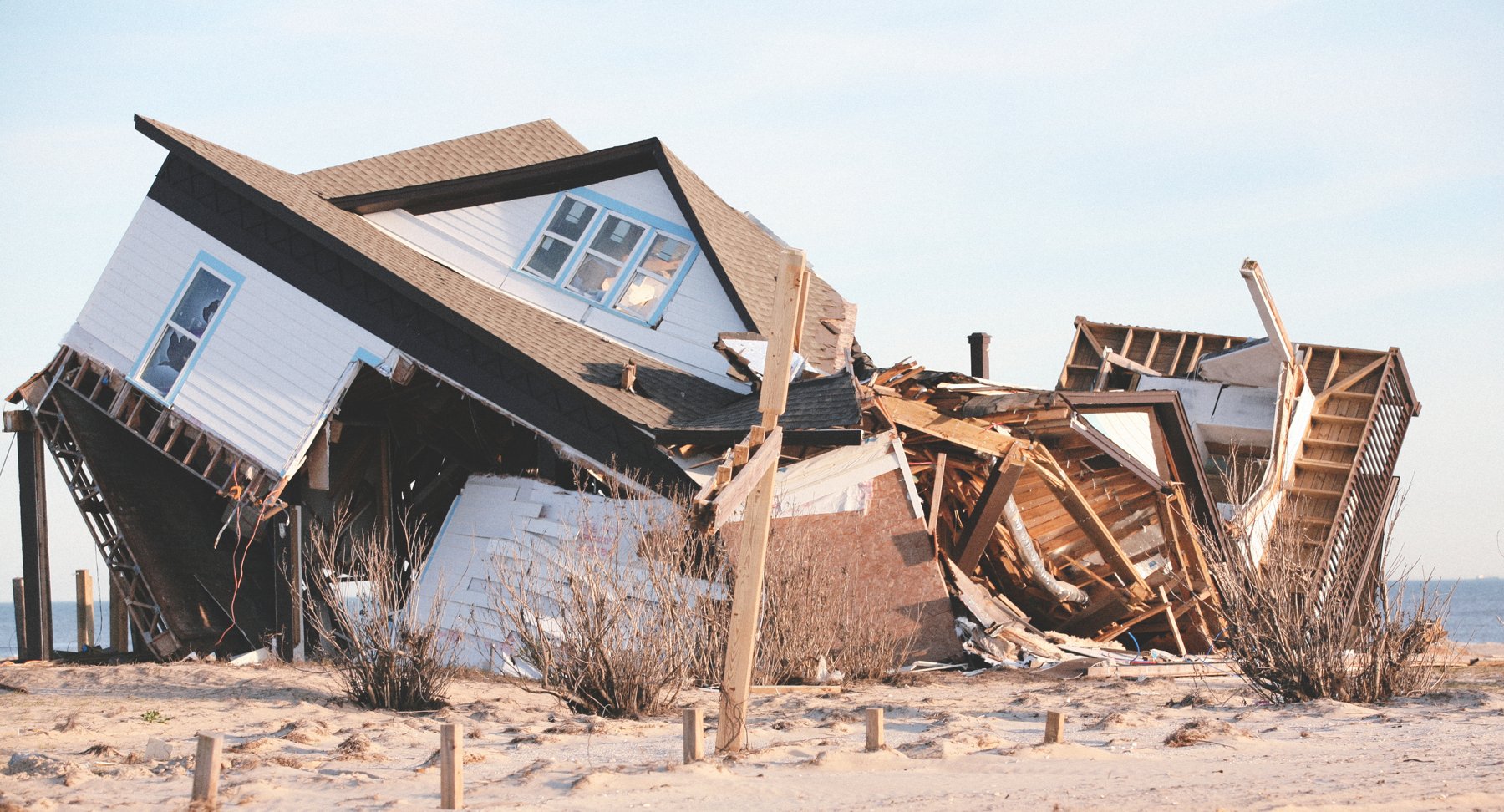 Dommages causés par l'ouragan